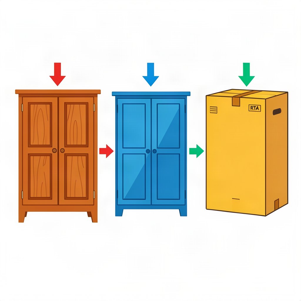 Custom vs. Stock vs. RTA Cabinets: What's the Difference?