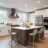 Kitchen Island Installation
